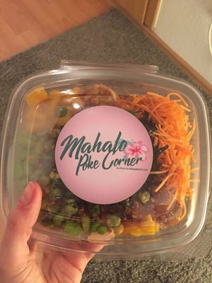 Compostable packaging at Mahalo Poke Corner in Mannheim