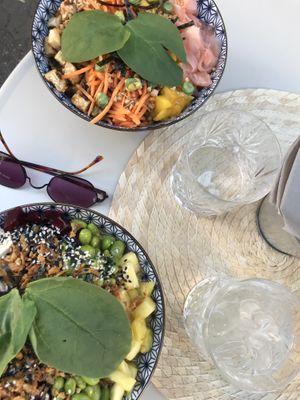 Honolulu and Road to Hana Bowl  at Mahalo Poke Corner in Mannheim