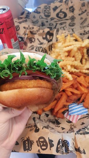 No chicken burger at Bastard Burgers - Liljeholmstorget in Stockholm