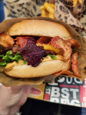 Monthly special burger at Bastard Burgers - Liljeholmstorget in Stockholm