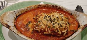 Vegan lasagne (exceptional!!) at Grappolo in Huddersfield