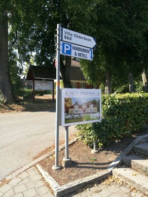 In the way at Villa Söderåsen in Rostanga