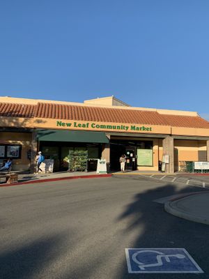 Front of store at New Leaf Community Market in Capitola
