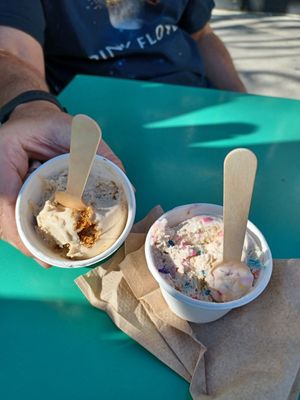 Cookie Butter & Birthday Cake at Plant+Love Ice Cream in St Petersburg