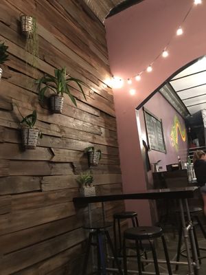 Indoor seating  at Plant+Love Ice Cream in St Petersburg