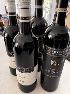   at Tamburlaine Organic Wines in Pokolbin