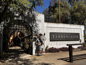   at Tamburlaine Organic Wines in Pokolbin