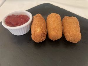 Croquetas veganas  at Xaloc Lounge in Alicante