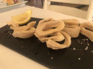 Calamares veganos  at Xaloc Lounge in Alicante