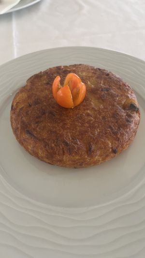 Vegan Spanish pie  at Xaloc Lounge in Alicante