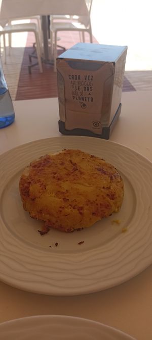 Vegan tortilla at Xaloc Lounge in Alicante