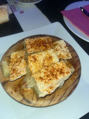 galician-style octopus  at Xaloc Lounge in Alicante