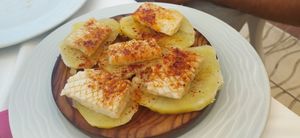 Polpo con patate at Xaloc Lounge in Alicante