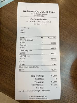   at Quán Chay Thiên Phước Quang in Da Nang