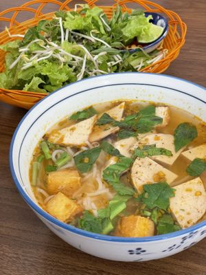 bún huế  at Quán Chay Thiên Phước Quang in Da Nang