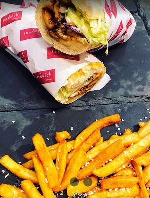 VEGAN SHAWARMA & FRIES at Cafe K in Fredericia