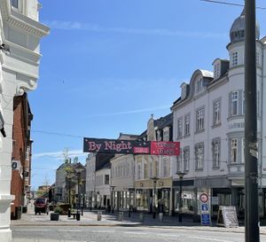 View from outside seating - Cafe K, Fredericia  at Cafe K in Fredericia