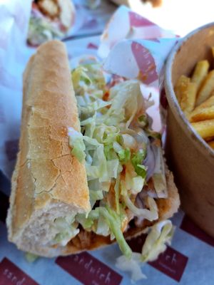 1/2 sandwich shawarma at Cafe K in Fredericia