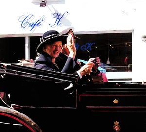 Queens visit. at Cafe K in Fredericia