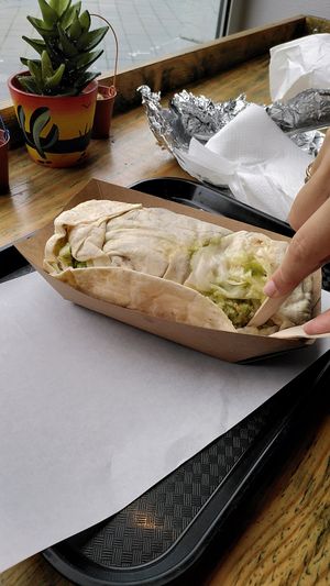 Burrito at BABs Burritos in Maastricht