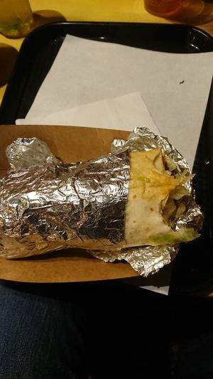 vegan burrito at BABs Burritos in Maastricht