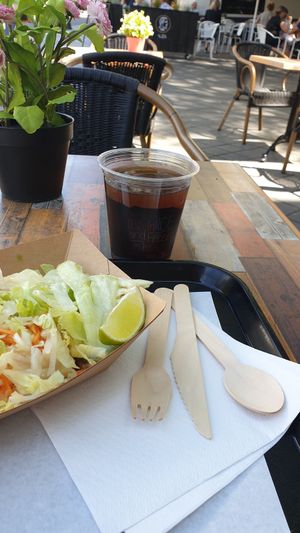 Due to covid (I think), they now have outside seating at BABs Burritos in Maastricht