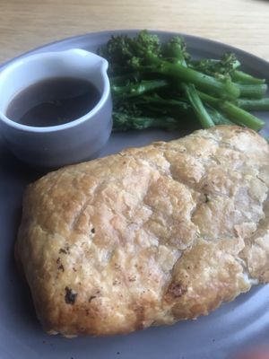 Wellington with gravy at Port Kitchen and Bar in Portrush