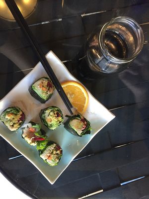 Raw sushi  at Prana Alimentación Viva in Toluca