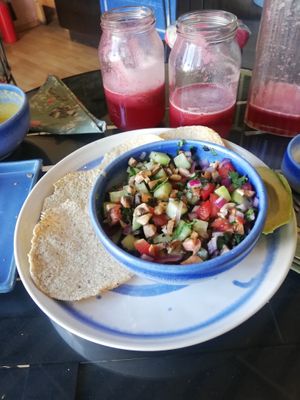 Ceviche de champiñon  at Prana Alimentación Viva in Toluca