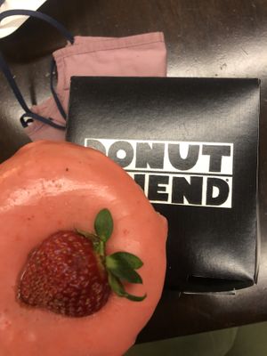 the strawberry so far  at Donut Friend - DTLA in Los Angeles