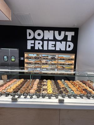 Hello donut  at Donut Friend - DTLA in Los Angeles