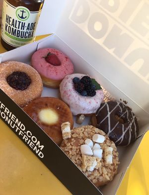 Donut variety at Donut Friend - DTLA in Los Angeles