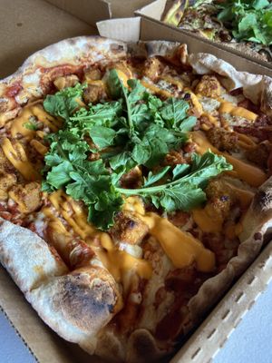 “Chicken” pizza at Marinara Pizzeria in San Jose