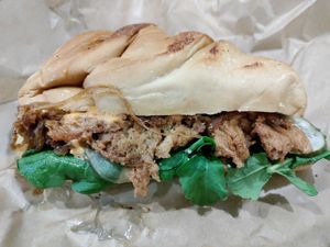 Seitan sub at Marinara Pizzeria in San Jose