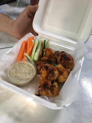 Cauliflower wings  at Marinara Pizzeria in San Jose