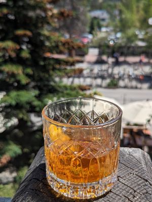 Skoki Old-fashioned at Park Distillery in Banff