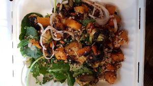 Brussel sprout salad at Park Distillery in Banff