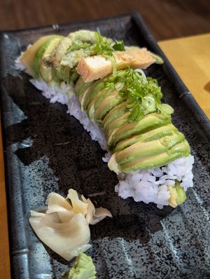 Vegan roll at Izakaya Raku in Grover Beach
