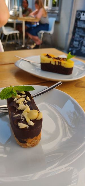 desert from Tarte Lies at FLOW café in Antwerpen