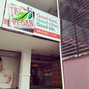 Store front at Try Vegan in Paranaque