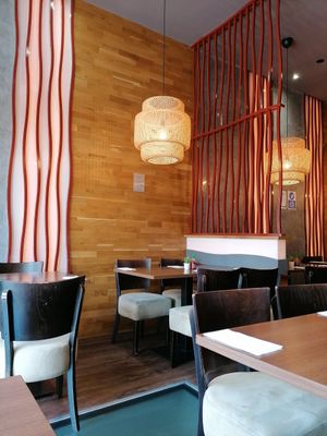 Lovely interior at Nem Nem in North London