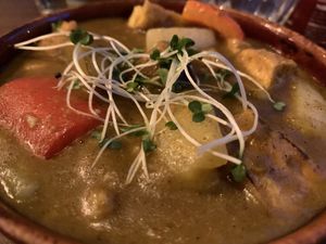 Tofu & aubergine curry   at Nem Nem in North London