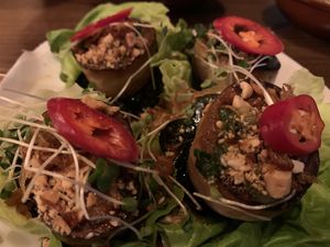 VG scallops   at Nem Nem in North London