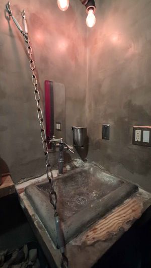 The restroom is very... at The Urban Bean in Orange Park