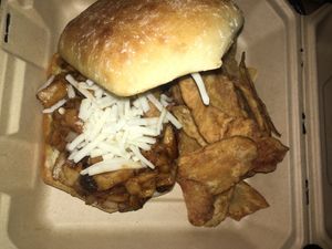 BBQ pulled porc 🌱 at The Urban Bean in Orange Park