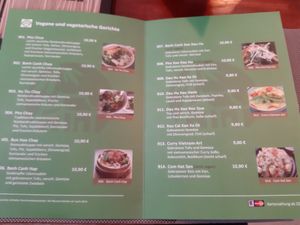 vegan & vegetarian menu at My Hao in Erlangen