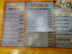  at Wok Chef in Castelldefels