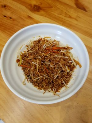 Integral rice with vegetables at Wok Chef in Castelldefels