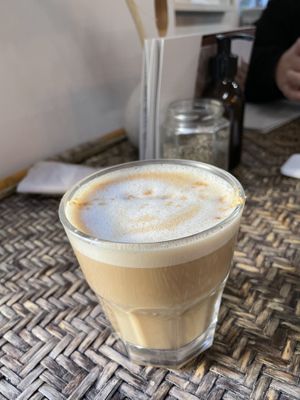 Peanutbutter coffee at WAVE in East London