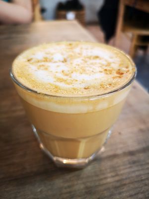 Peanut butter coffee at WAVE in East London